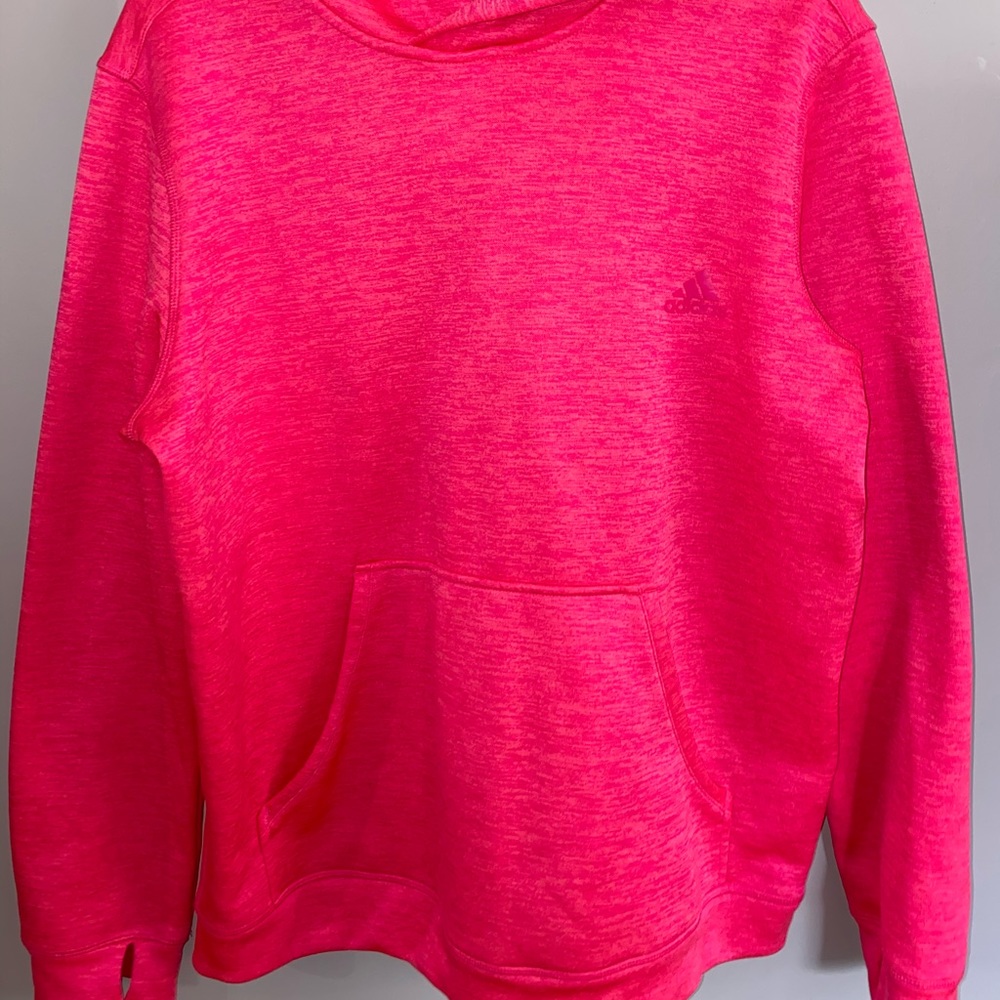 Hot Pink Adidas Hoodie